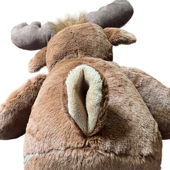 Build A Bear Hal The Moose Plush Stuffed Animal Brown Christmas Light Bulbs DO N - Picture 9 of 11